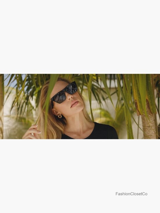 Trendy Oversized Square Cateye Polarized Sunglasses Women Big Frame UV400